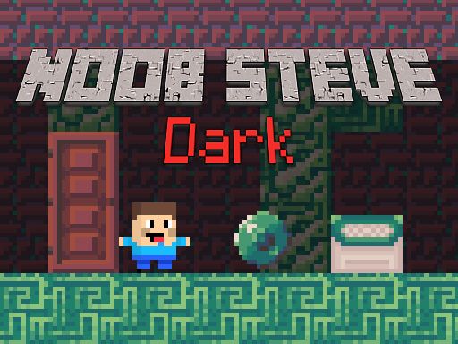 Noob Steve Dark - browser game screenshot