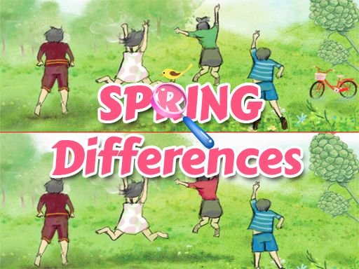 Spring Differences - browser game screenshot