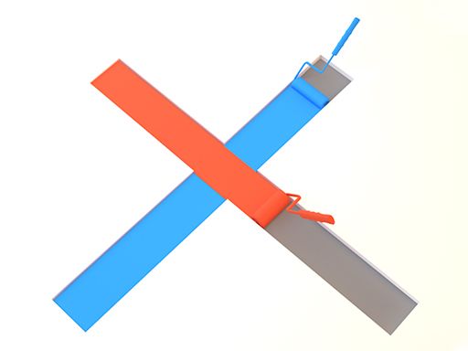 Paint Roll 3D Online - browser game screenshot