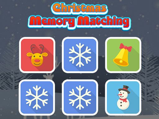 Christmas Memory Matching - browser game screenshot