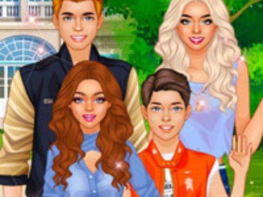 Superstar Family Dress Up Game - browser game screenshot