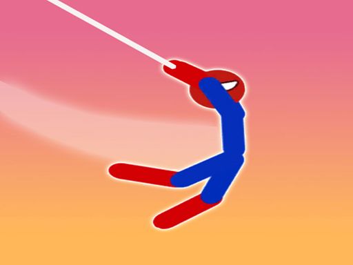 Spider Stickman Hook - browser game screenshot