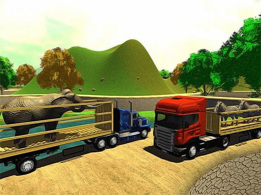 Offroad Animal Truck Transport Simulator 2020 Offroad Animal Truck Transport Simulator 2020 - browser game screenshot