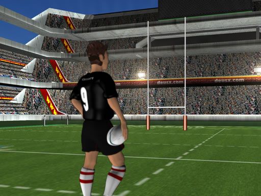 Rugby Kicker - browser game screenshot