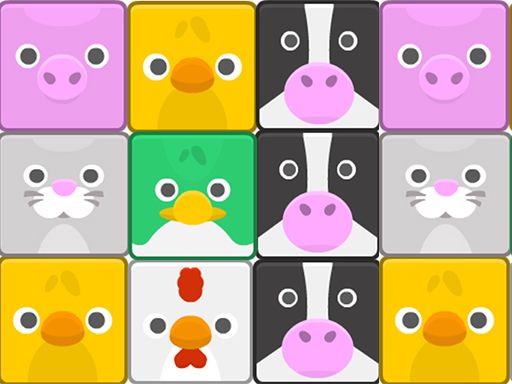 Farm Animals Dash - browser game screenshot