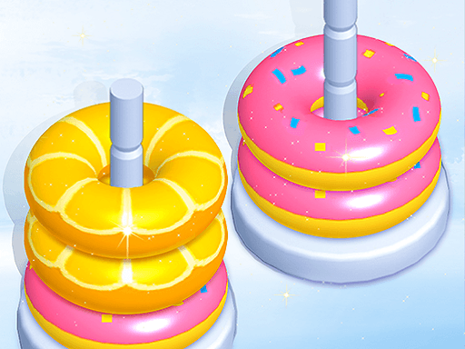 Stack Match : Color Hoop Game - browser game screenshot