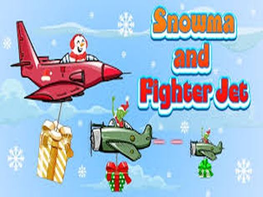 Snowman and Fighter Jet - browser game screenshot