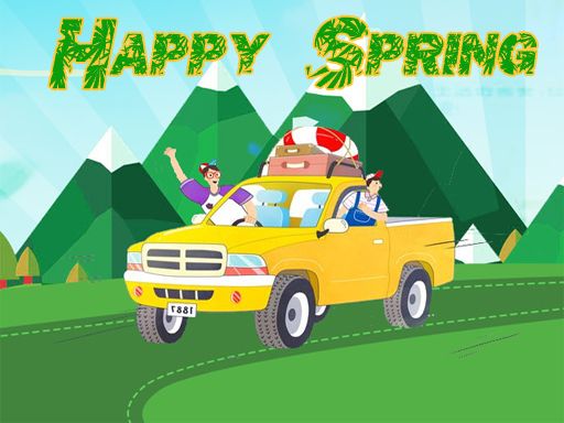 Happy Spring Jigsaw Puzzle - browser game screenshot