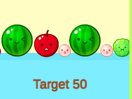 Watermelon Merge 3 - browser game screenshot
