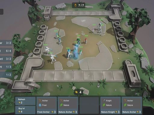 Auto Chess - browser game screenshot