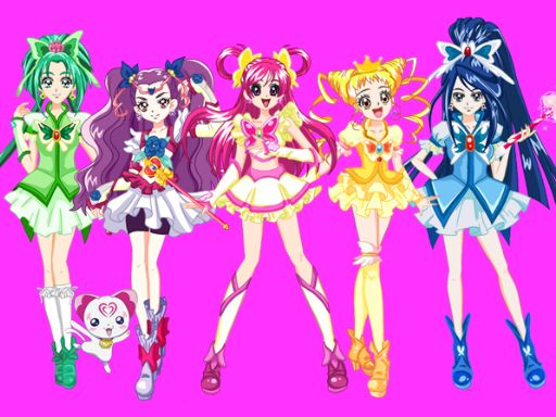 Pretty Cure 1	 - browser game screenshot