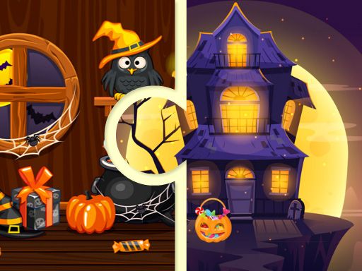 Witchs House Halloween Puzzles - browser game screenshot