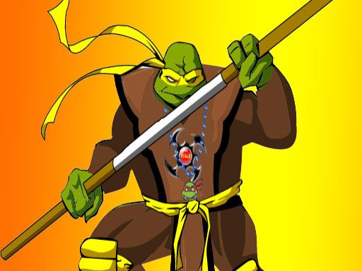 Ninja Turtles Dress Up - browser game screenshot
