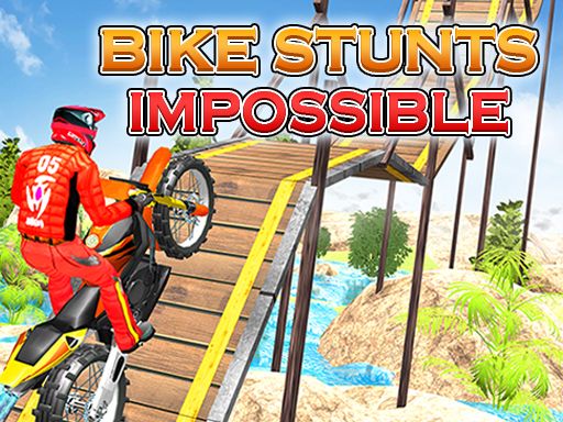 Bike Stunts Impossible - browser game screenshot