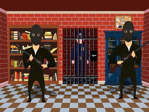 Rescue The Officers - browser game screenshot