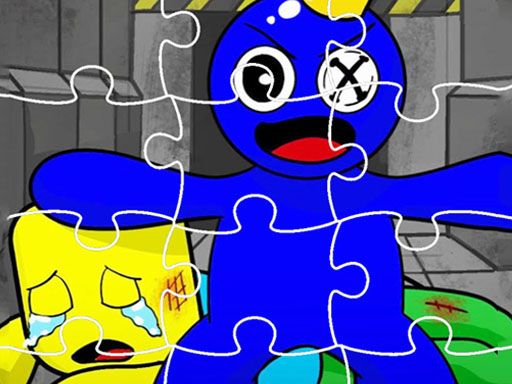 Rainbow Friend Cartoon Jigsaw Rainbow Friend Cartoon Jigsaw - browser game screenshot