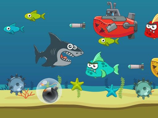 Crazy Shark - browser game screenshot