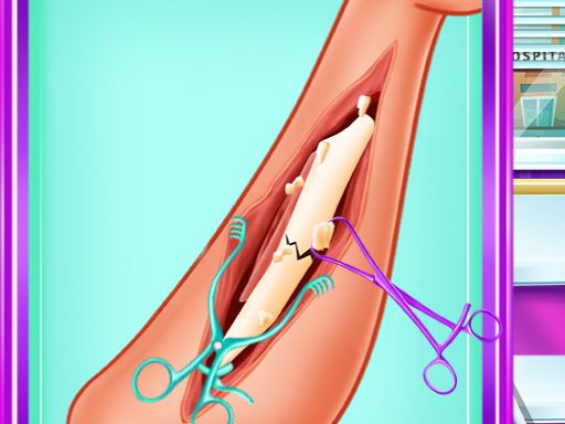 LADYBUG LEG SURGERY - browser game screenshot