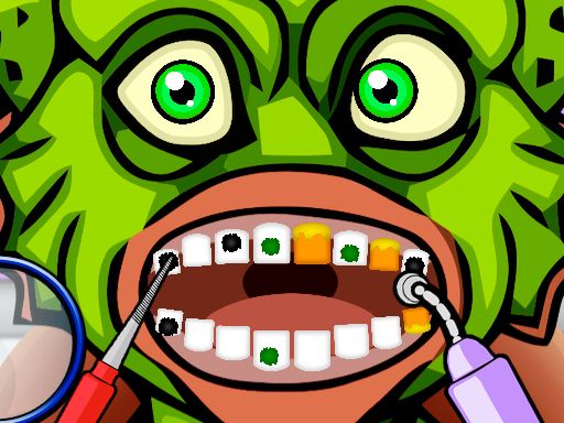 Halloween Dentist - browser game screenshot