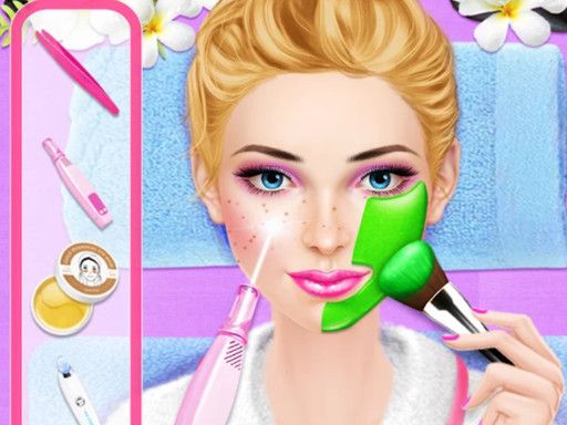 Fashion Girl Spa Day - browser game screenshot