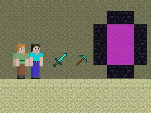 Steve and Alex Ender World - browser game screenshot