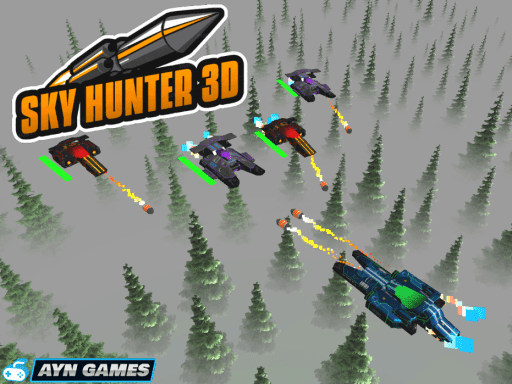 Sky Hunter 3D - browser game screenshot