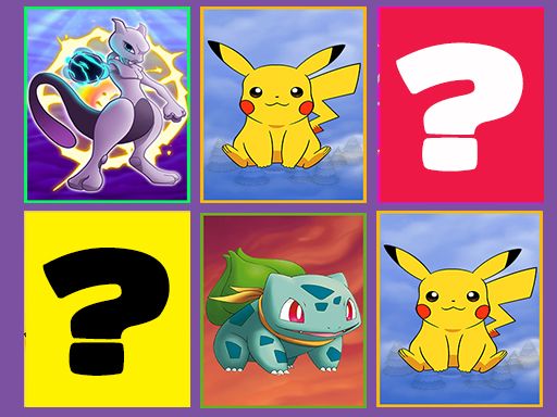 Pokemon Find Pairs Pokemon Find Pairs - browser game screenshot