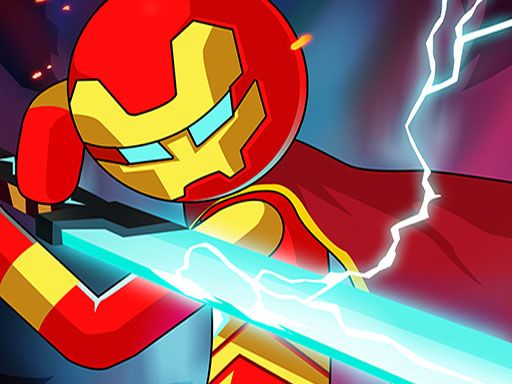 Iron Man - Stickman Fight  - browser game screenshot