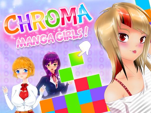 Chroma Manga Girls - browser game screenshot