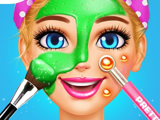 Spa Day Makeup Artist: Makeover Salon Girl Games - browser game screenshot