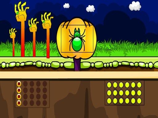Pumpkin Forest Escape - browser game screenshot