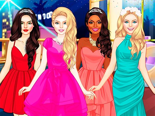 Glam Girls Dress Up - browser game screenshot
