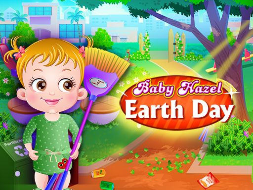 Baby Hazel Earth Day - browser game screenshot