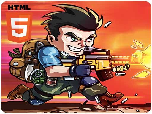 Gun Metal War 2D Mobile - browser game screenshot