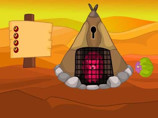 Mungos Rescue - browser game screenshot
