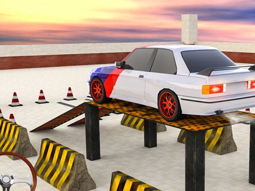 Crazy Cars Parking  - browser game screenshot