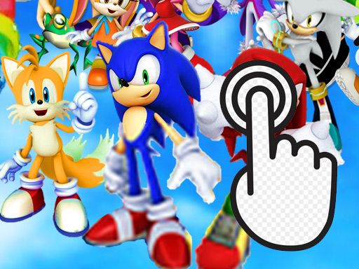 Sonic Clicker - browser game screenshot