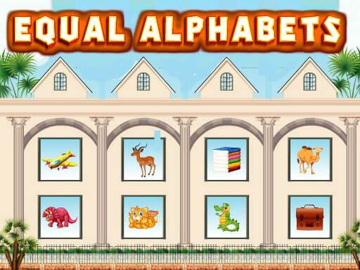 Equal Alphabets - browser game screenshot