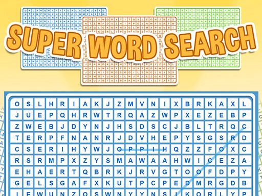 Super Word Search Game - browser game screenshot