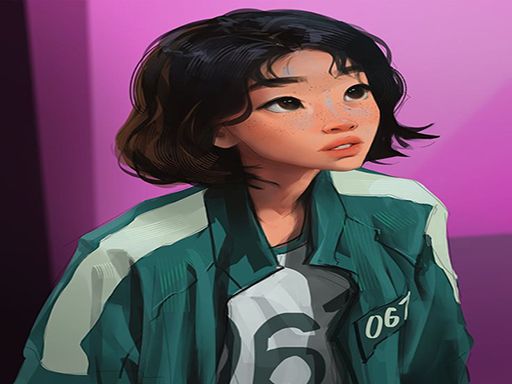 Anime girl - browser game screenshot