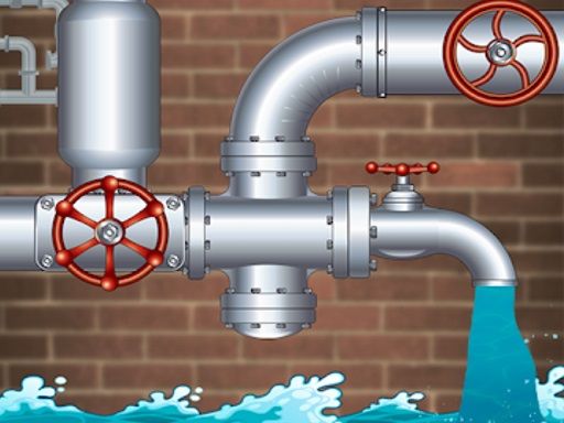 Plumber Pipes 2D - browser game screenshot