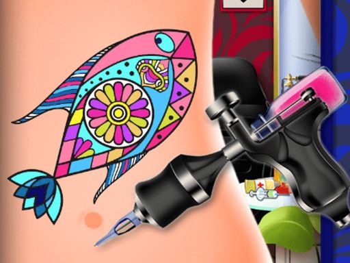 Fashion Tattoo Studio 2 - browser game screenshot