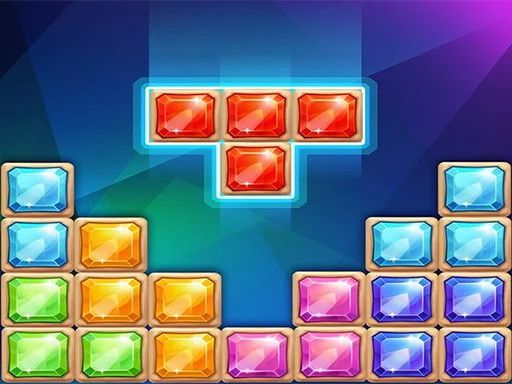 Jewel Classic Block Puzzle Tetrix - browser game screenshot