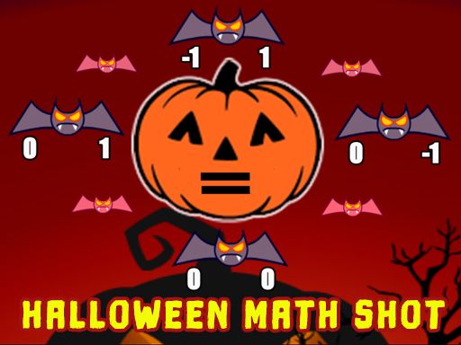 Halloween Math Shot - browser game screenshot