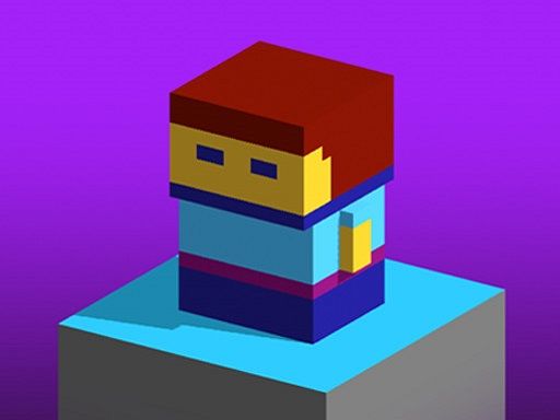 Blocky Sky Jumping - browser game screenshot