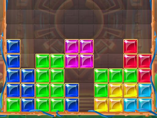 Aztec Cubes Treasure - browser game screenshot