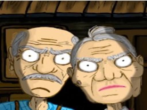Grandpa And Granny House Escape - browser game screenshot