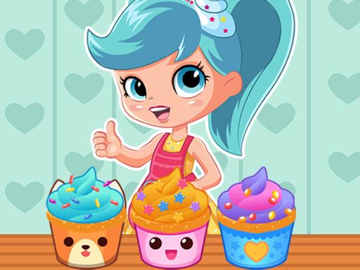 Shopkins: Shoppie Cupcake Maker - browser game screenshot