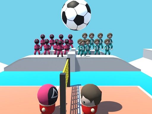 Volley Squid Gamer - browser game screenshot