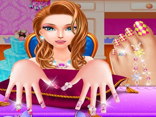 Play Fashion Nail Salon Game Online Free - browser game screenshot